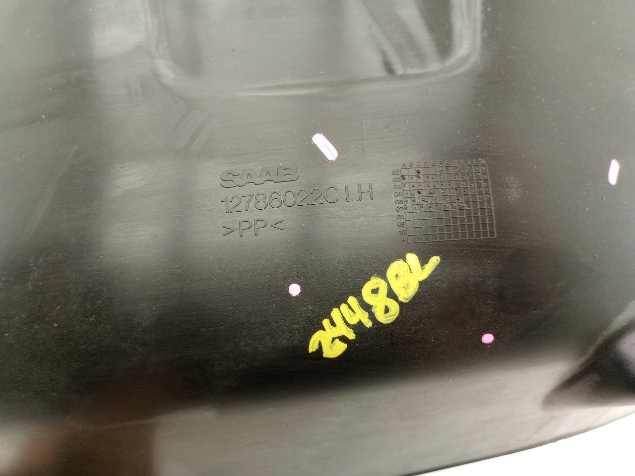 Saab 9-3 Driver Left Rear Inner Fender Liner