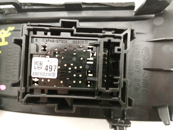 Toyota GR86 Passenger Right Front Door Window Switch