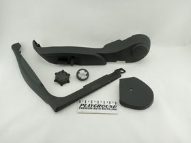 Saab 9-3 Set Of Front Left Lower Seat Trims