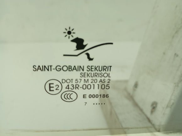 Saab 9-3 Passenger Right Rear Door Window Glass