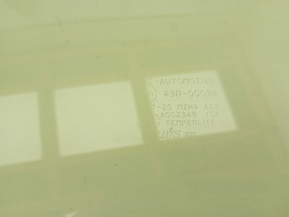 Toyota GR86 Driver Left Front Door Window Glass