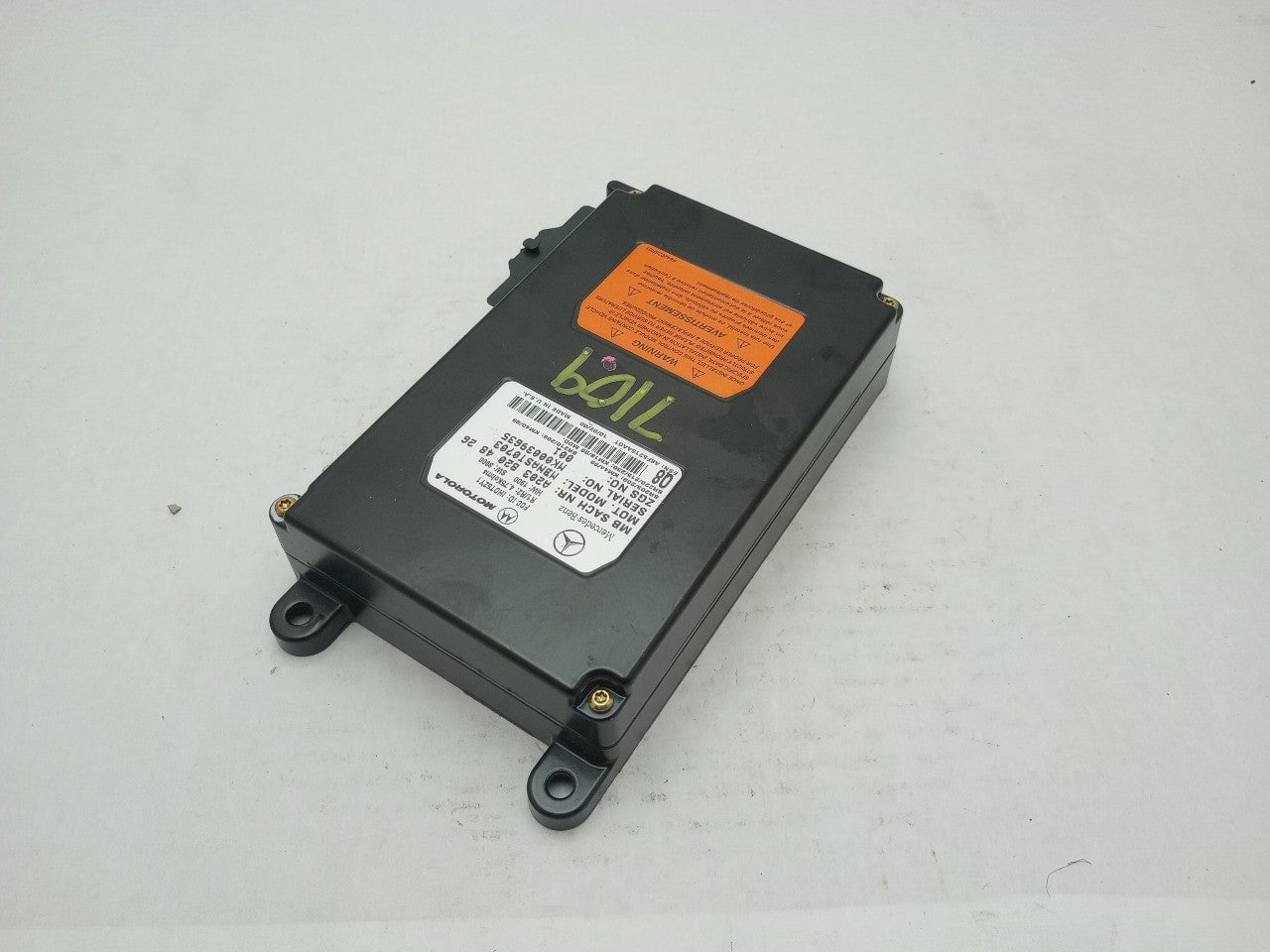 Mercedes SLK320 Communication Control Module