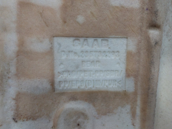 Saab 9-3 Rear Floor Carpet