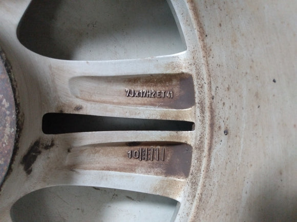 Saab 9-3 Single Alloy Wheel Rim 5 Double Spoke