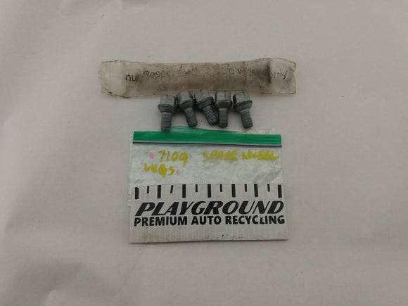 Mercedes SLK320 Set Of 5 Spare Wheel Lug Nuts