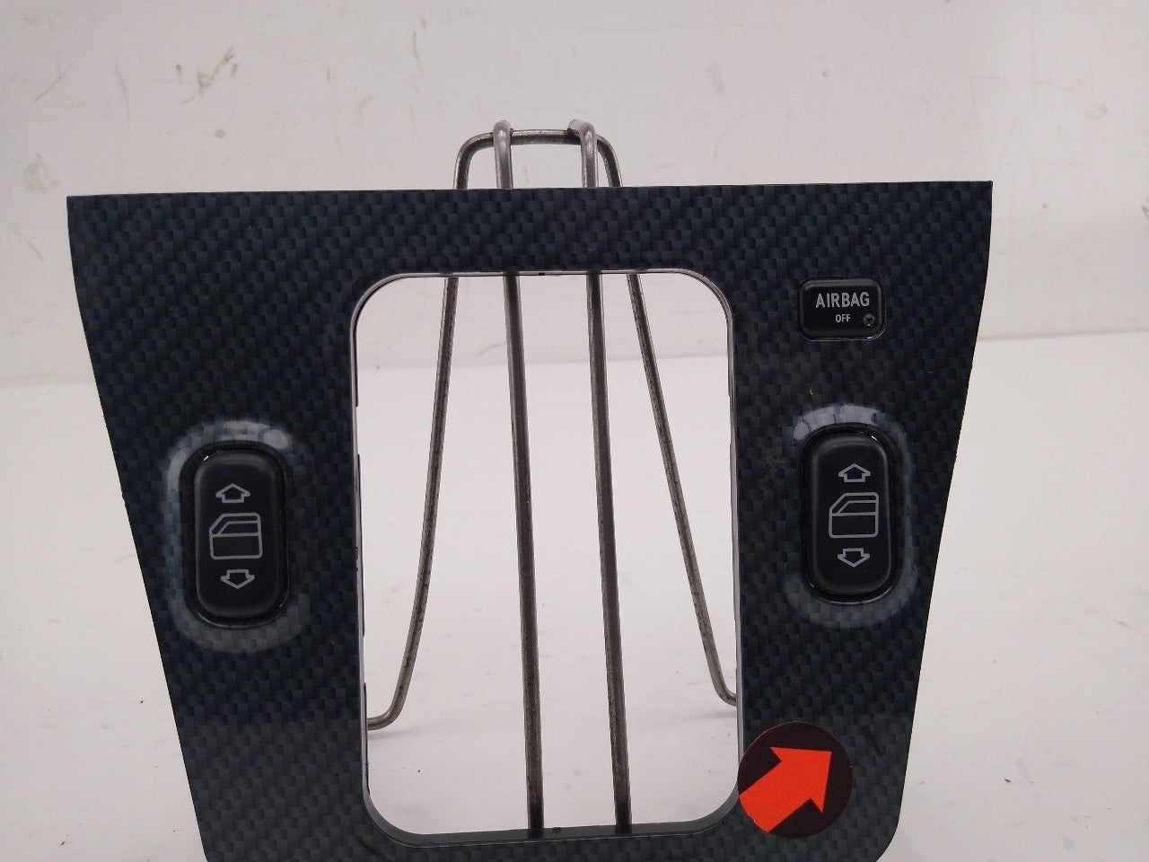 Mercedes SLK230 Set Of 9 Dash Center Console Carbon Trims