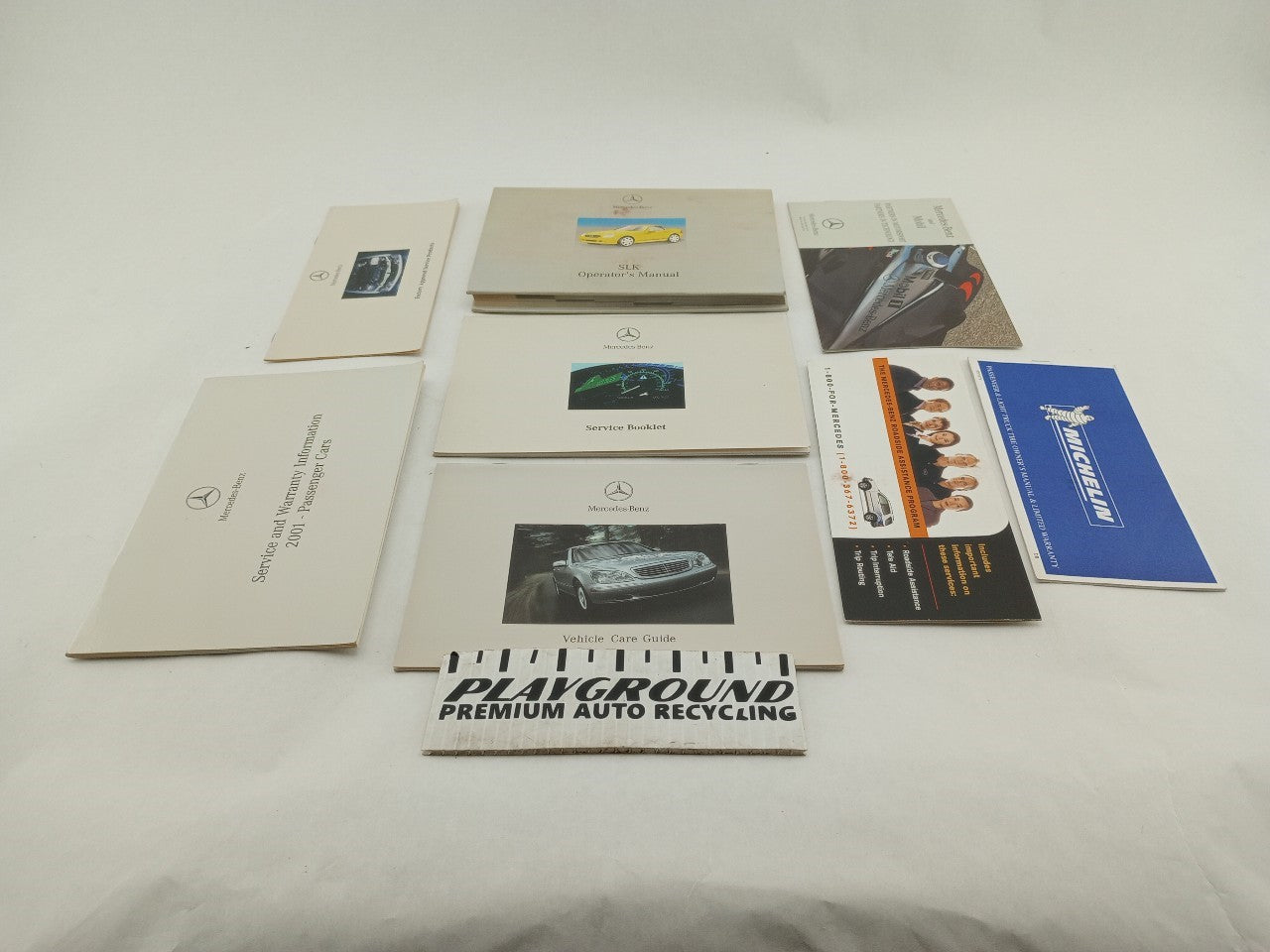 Mercedes SLK320 Owners Manual Booklet