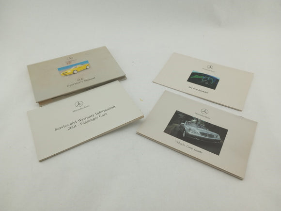 Mercedes SLK320 Owners Manual Booklet