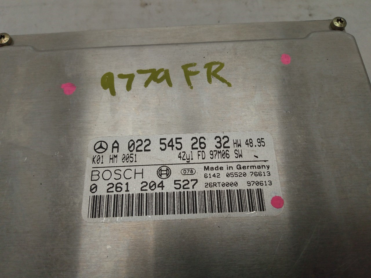 Mercedes SLK230 Engine Control Module ECM