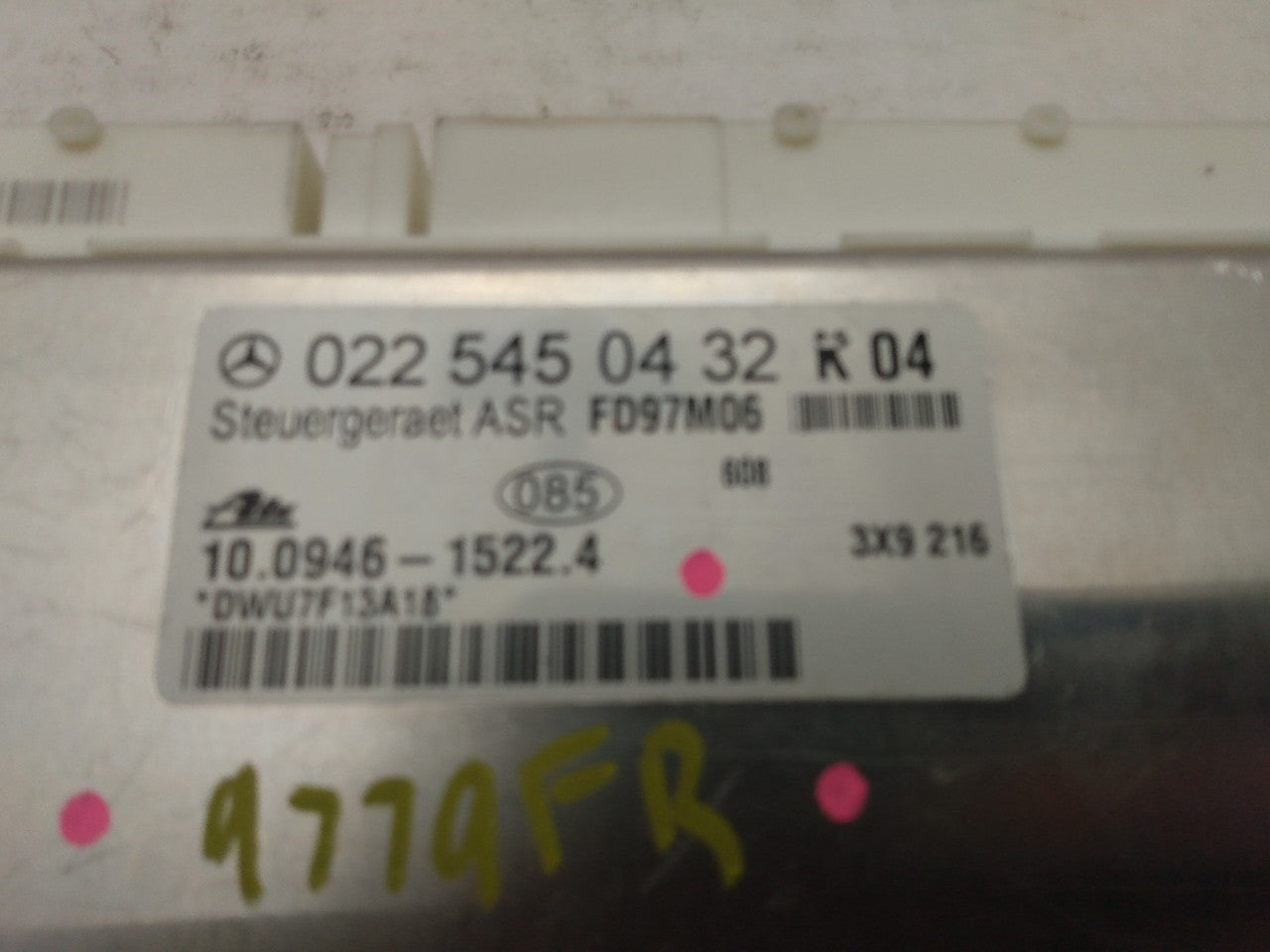 Mercedes SLK230 ABS Control Module