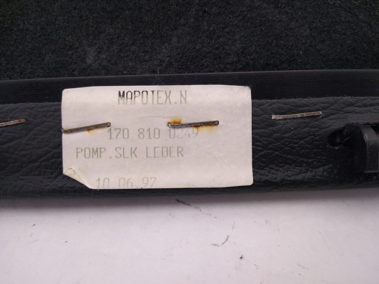 Mercedes SLK230 Rear Center Storage Pocket