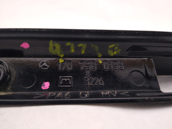 Mercedes SLK230 Trunk Deck Lid License Plate Handle