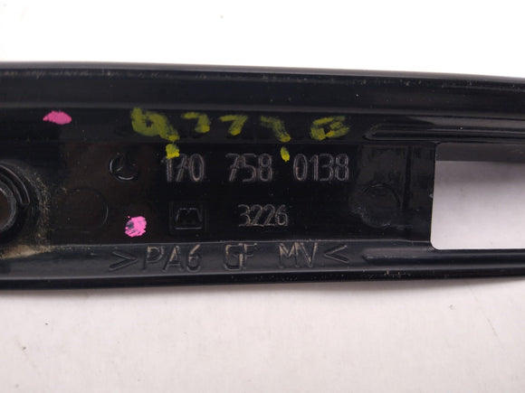 Mercedes SLK230 Trunk Deck Lid License Plate Handle