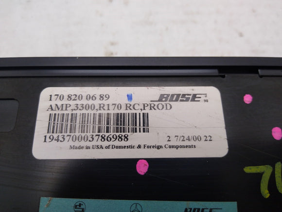 Mercedes SLK320 Radio Audio Amplifier