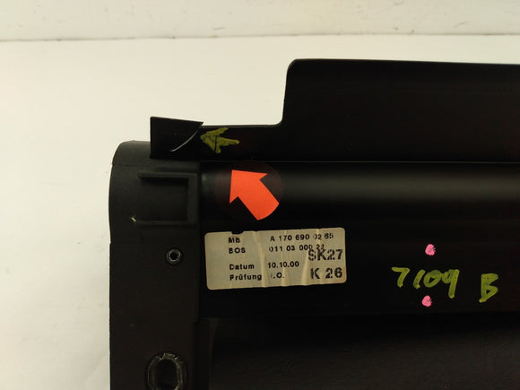 Mercedes SLK320 Trunk Cargo Cover