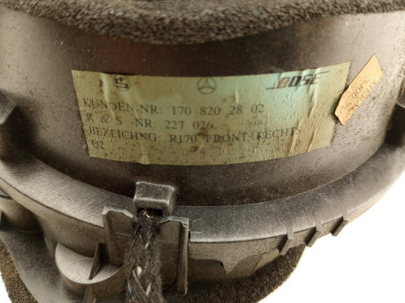 Mercedes SLK320 Set Of 7 Door Audio Speakers