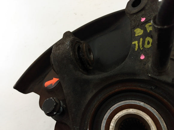 Mercedes SLK320 Passenger Right Rear Spindle Knuckle Hub