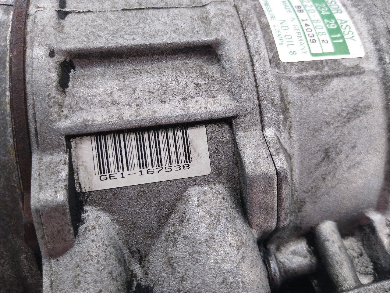 Mercedes SLK320 AC Compressor