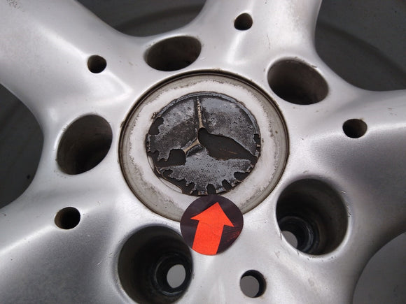 Mercedes SLK320 Set Of 4 Staggered Wheels 5 Spoke