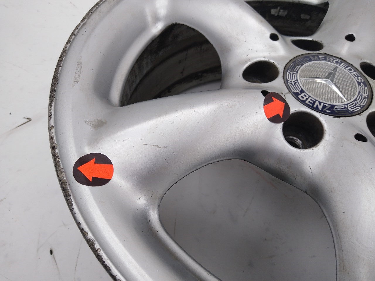 Mercedes SLK320 Set Of 4 Staggered Wheels 5 Spoke