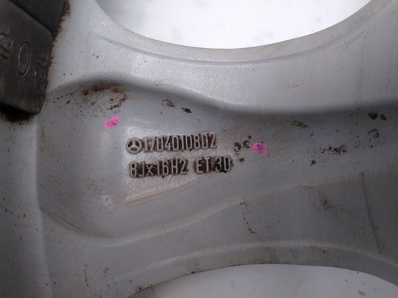 Mercedes SLK320 Set Of 4 Staggered Wheels 5 Spoke