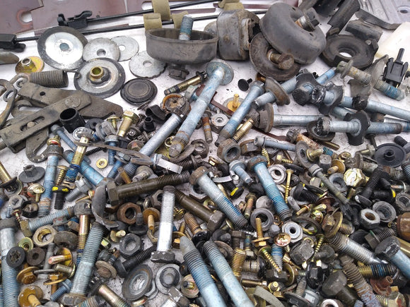 Mercedes SLK230 Dismantling Hardware Fasteners Bolts & Nuts