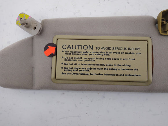 Jaguar XK8 Pair Of Sun Visors