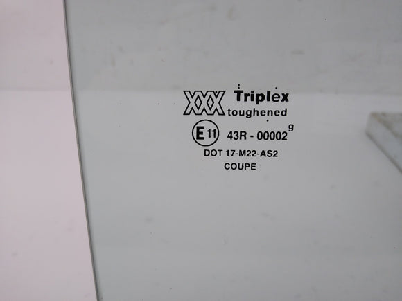 Jaguar XK8 Passenger Right Front Door Window Glass