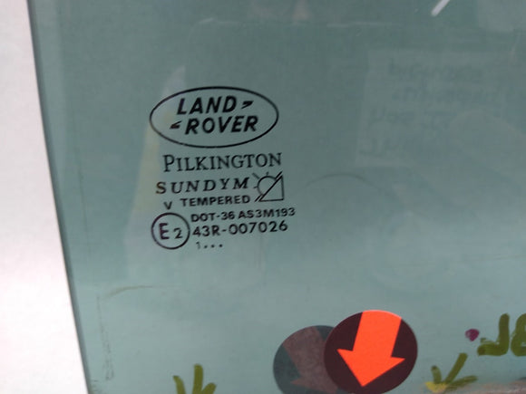 Land Rover Discovery Driver Left Rear Door Vent Window Glass