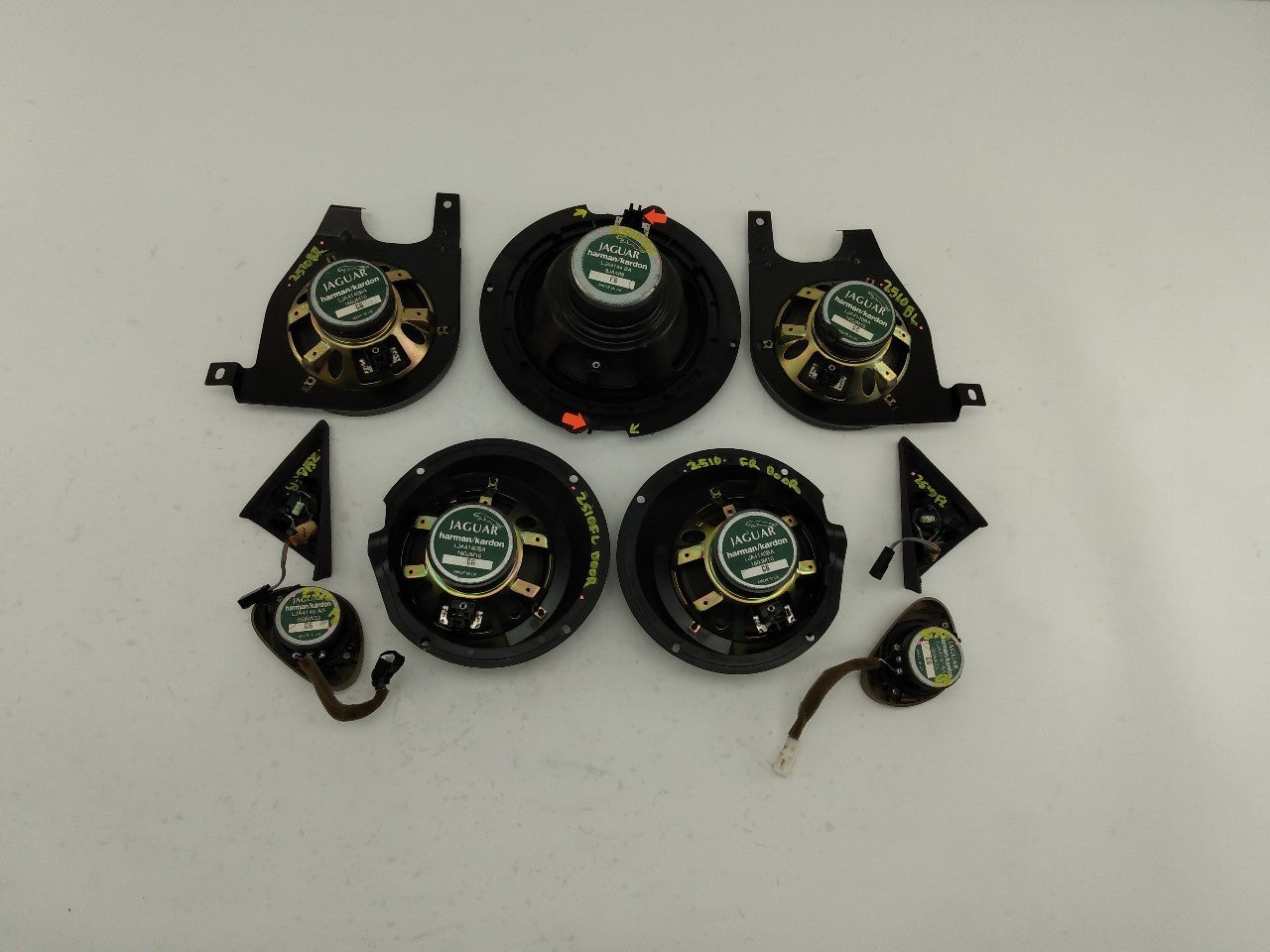 Jaguar XK8 Set Of 9 Audio Tweeter Speakers - 0