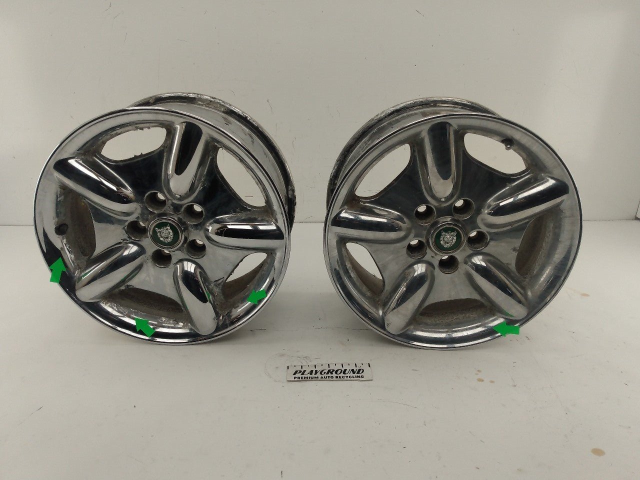 Jaguar XK8 Pair Of Alloy Wheels 5 Spoke