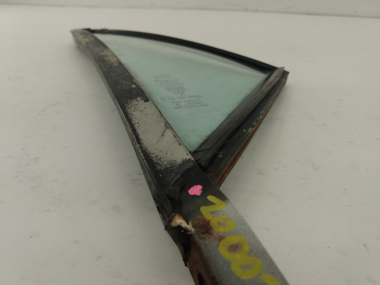 Jaguar XJS Driver Left Front Door Window Vent Glass