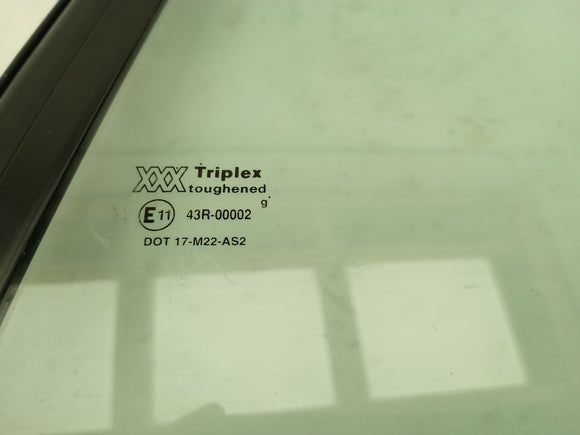 Jaguar XK8 Driver Left Rear Quarter Window Glass