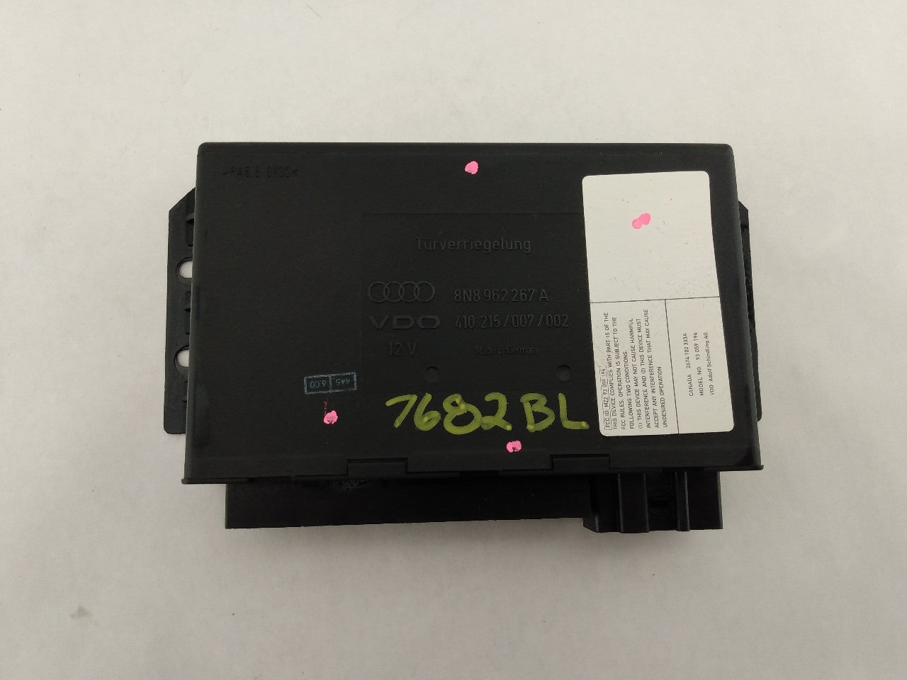 Audi TT Comfort Control Module