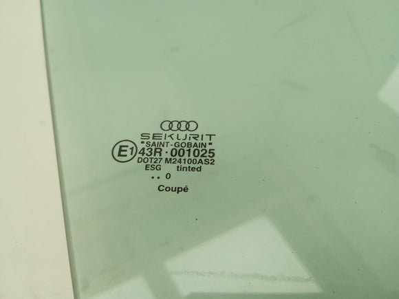 Audi TT Passenger Right Front Door Window Vent Glass