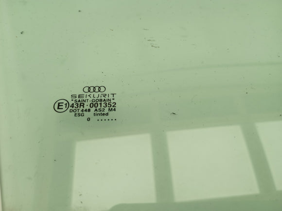 Audi TT Passenger Right Front Door Window Glass