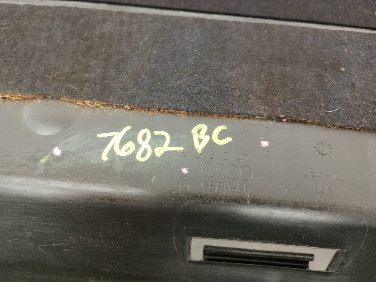 Audi TT Trunk Sill Trim Panel