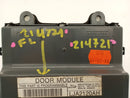 Jaguar XK8 Driver Left Front Door Control Module-3