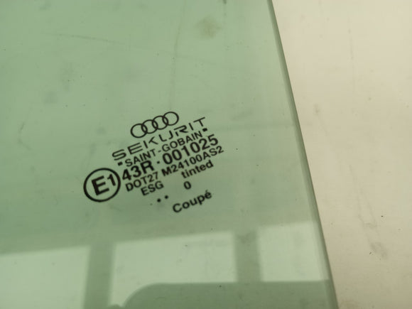 Audi TT Driver Left Front Door Window Vent Glass