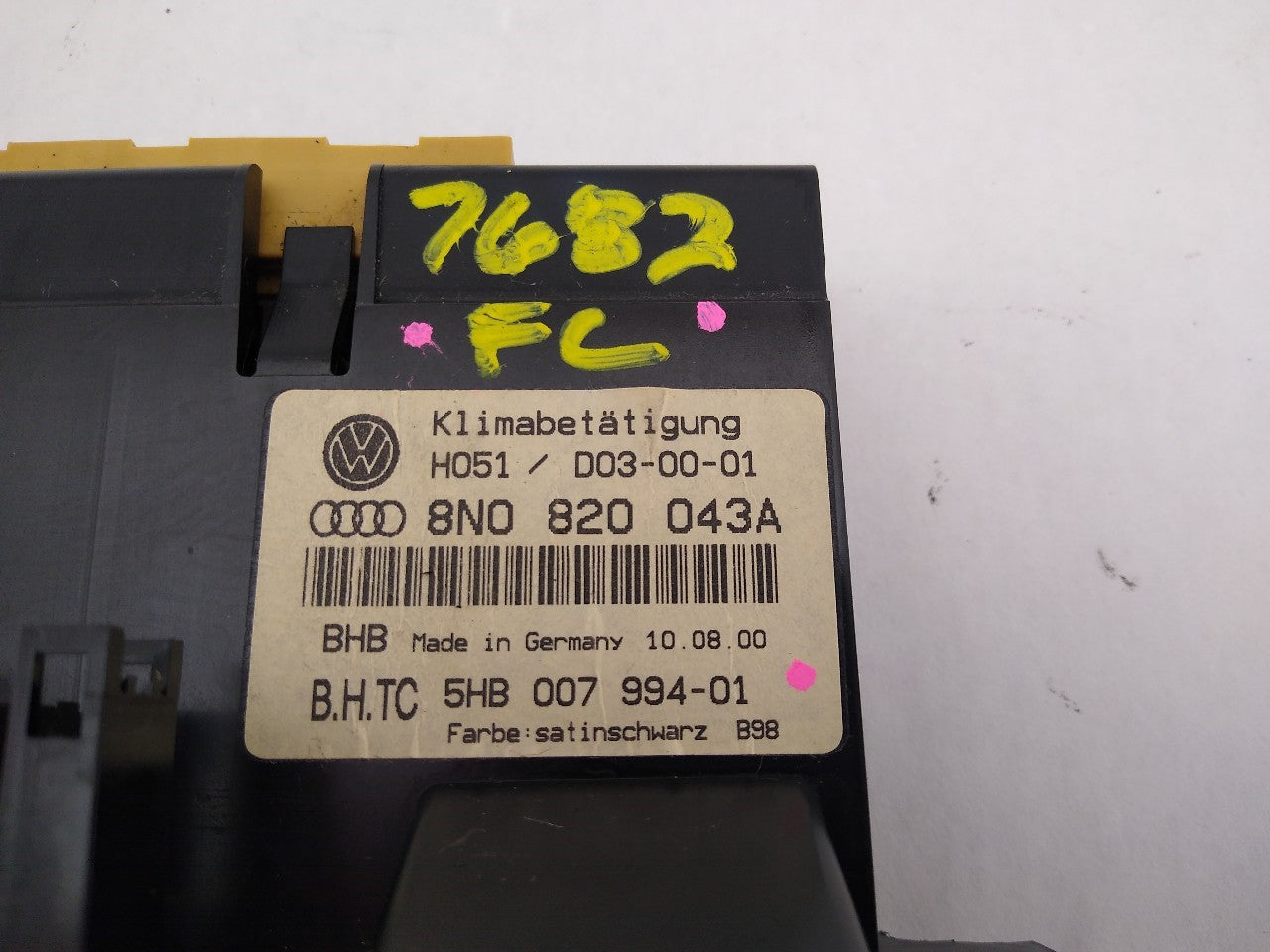 Audi TT Climate Control Switch
