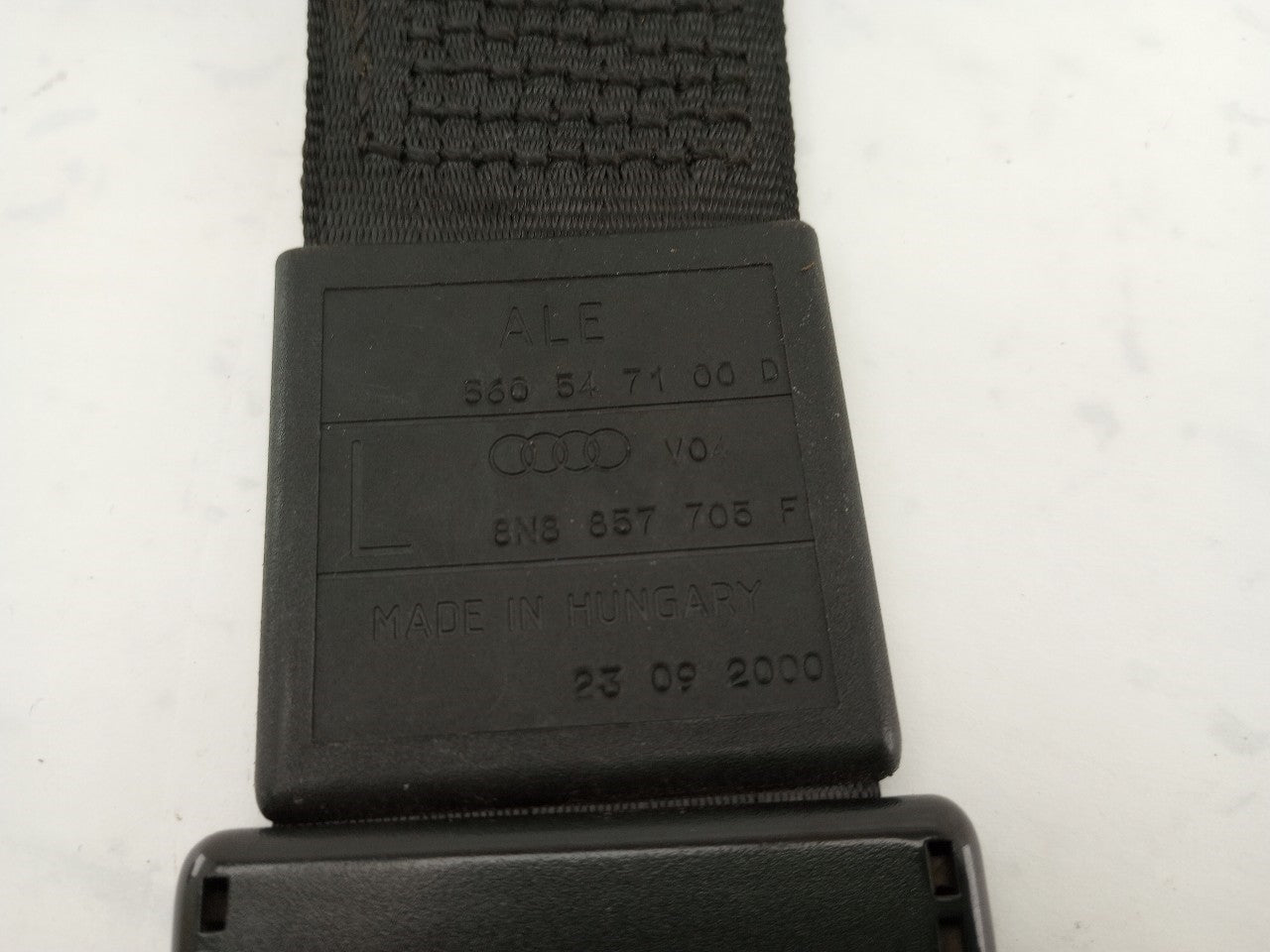 Audi TT Pair Of Front Seat Belt Retractors