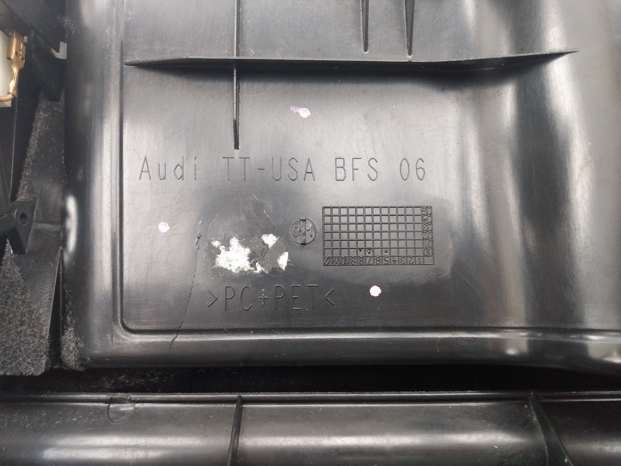 Audi TT Glove Box