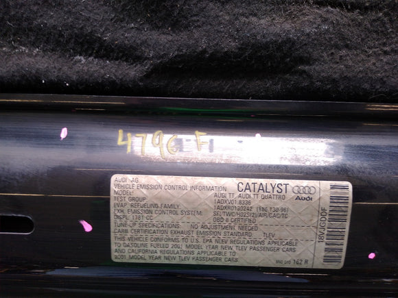 Audi TT Hood Bonnet Panel