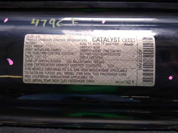 Audi TT Hood Bonnet Panel