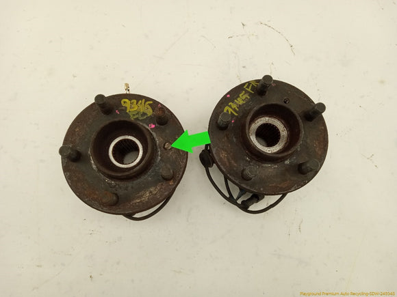 Land Rover Discovery Pair Of Front Wheel Bearing Hubs