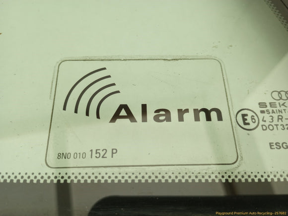 Audi TT Passenger Right Rear Window Quarter Glass