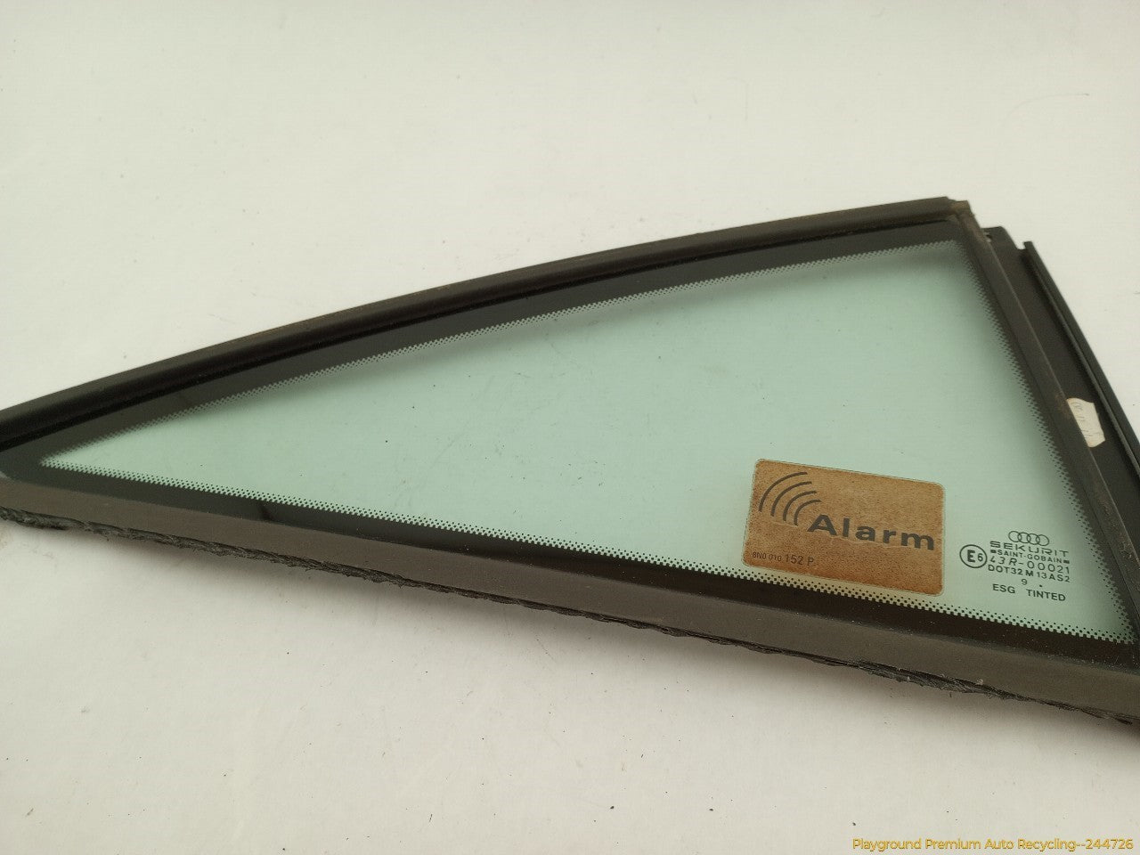 Audi TT Passenger Right Rear Window Quarter Glass