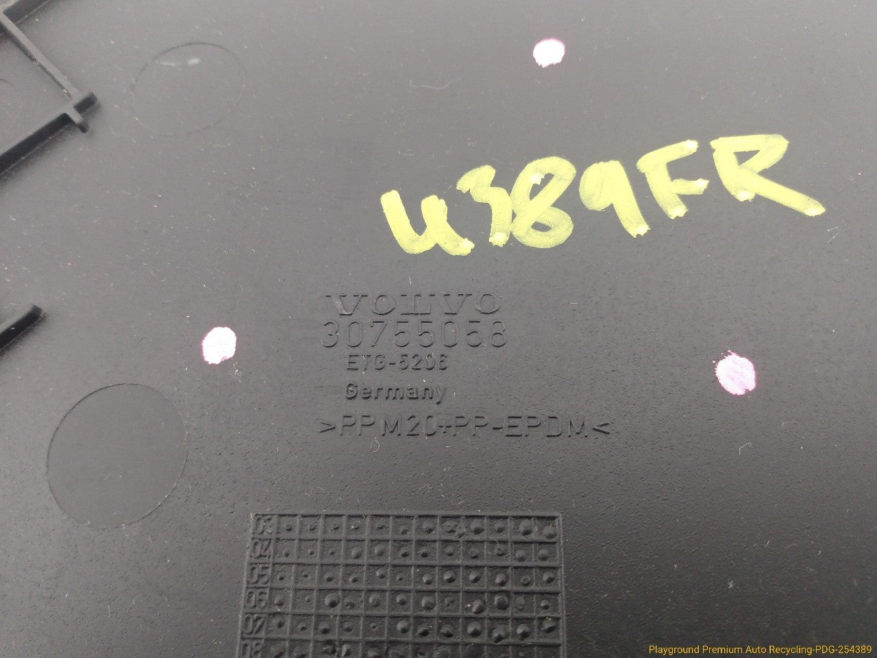 Volvo C30 Glove Box Rubber Insert Tray