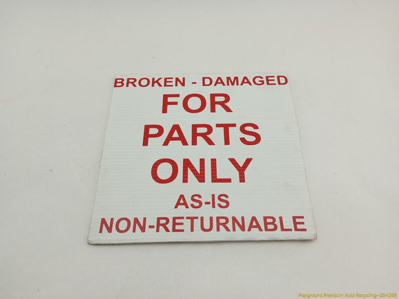 Volvo C30 **AS IS** Driver Left Front Upper Seat Cushion