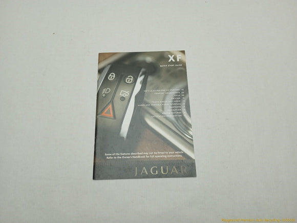 Jaguar XF Owner's Manual